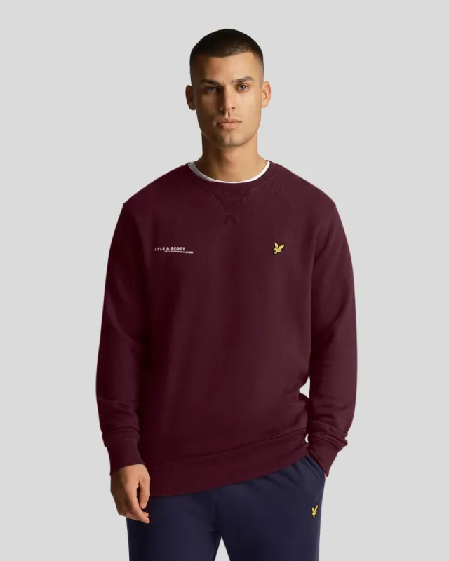 Crew Neck Sweatshirt Co-Ordinates Print sold by Lyle & Scott