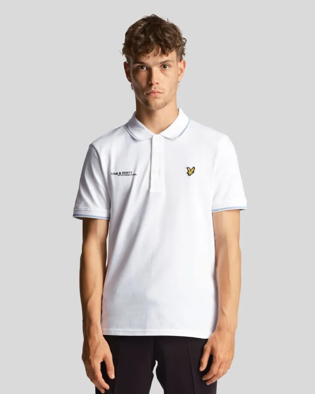 Tipped Polo Shirt Co-Ordinates Print sold by Lyle & Scott