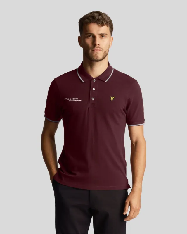 Tipped Polo Shirt Co-Ordinates Print sold by Lyle & Scott