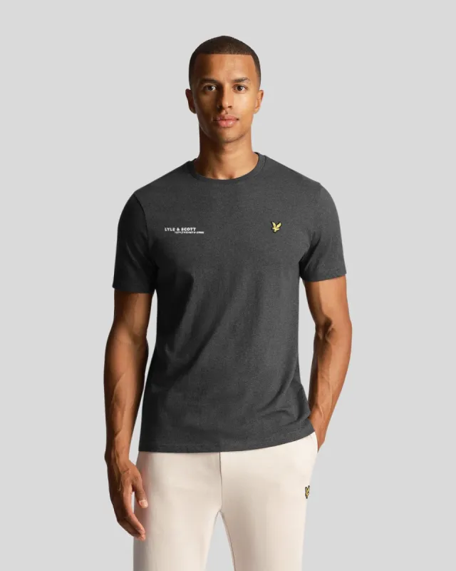 Plain T-Shirt Co-Ordinates Print sold by Lyle & Scott