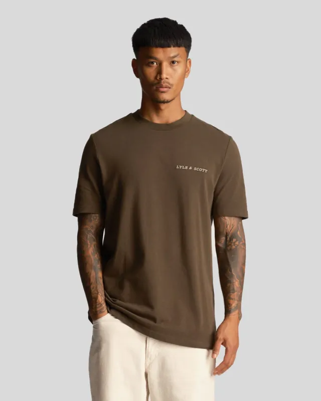 Embroidered Logo T-Shirt sold by Lyle & Scott