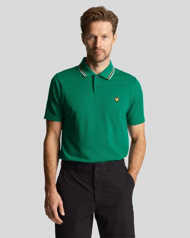 Golf Team Tipped Polo Shirt sold by Lyle & Scott