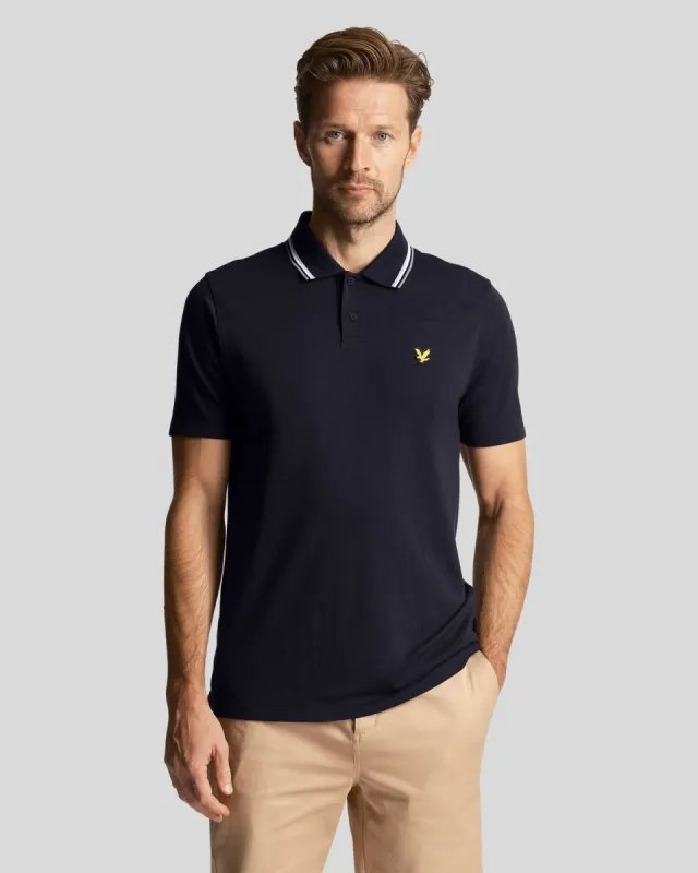 Golf Team Tipped Polo Shirt sold by Lyle & Scott