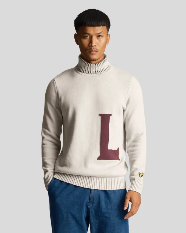 L&S Roll Neck Jumper sold by Lyle & Scott