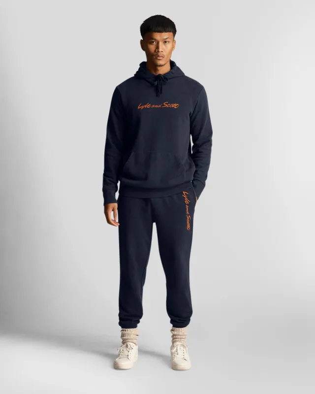Script Embroidery Jogger made by Lyle & Scott