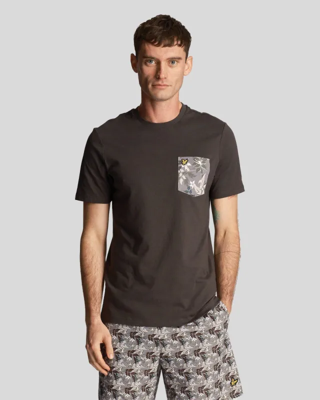 Floral Print Pocket T-Shirt sold by Lyle & Scott