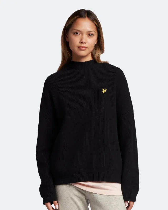 Mock Neck Jumper sold by Lyle & Scott