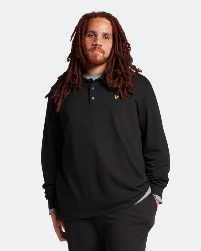 Long Sleeve Polo Shirt Plus sold by Lyle & Scott