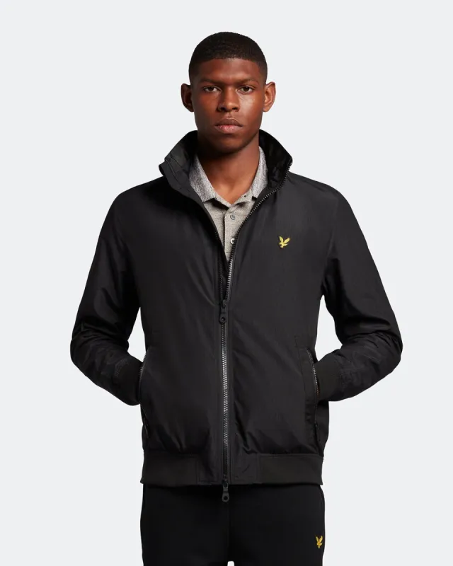 Mesh Lined Jacket with Panelled Sleeves sold by Lyle & Scott