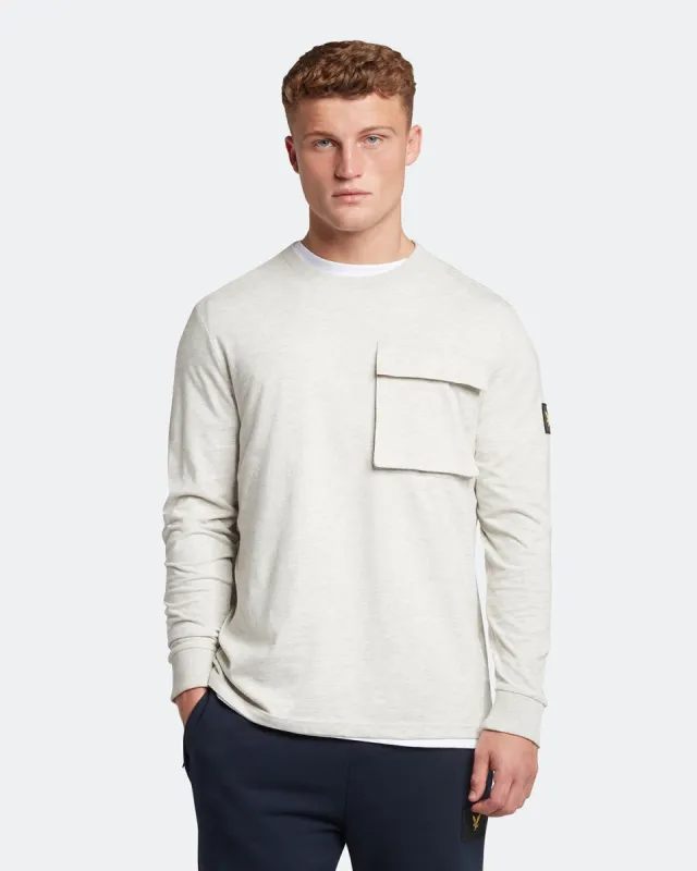 Casuals Pocket Long Sleeve T-Shirt sold by Lyle & Scott