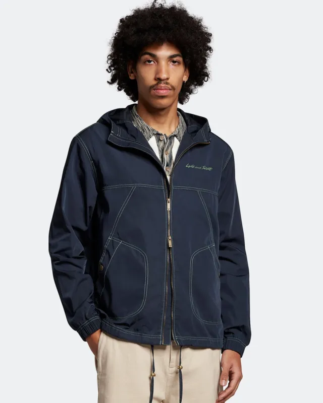 Contrast Stitch Hooded Jacket sold by Lyle & Scott