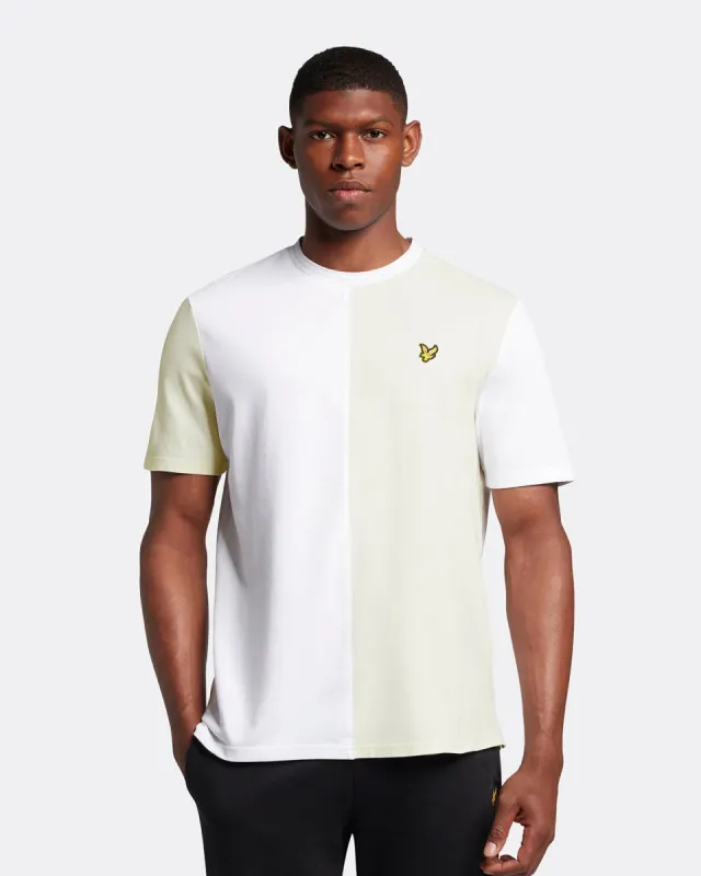 Wide Tonal Stripe T-Shirt sold by Lyle & Scott