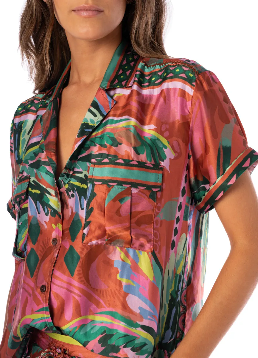 Maaji Flame Palms Moon Phase Long Shirt sold by Maaji product image thumbnail 5