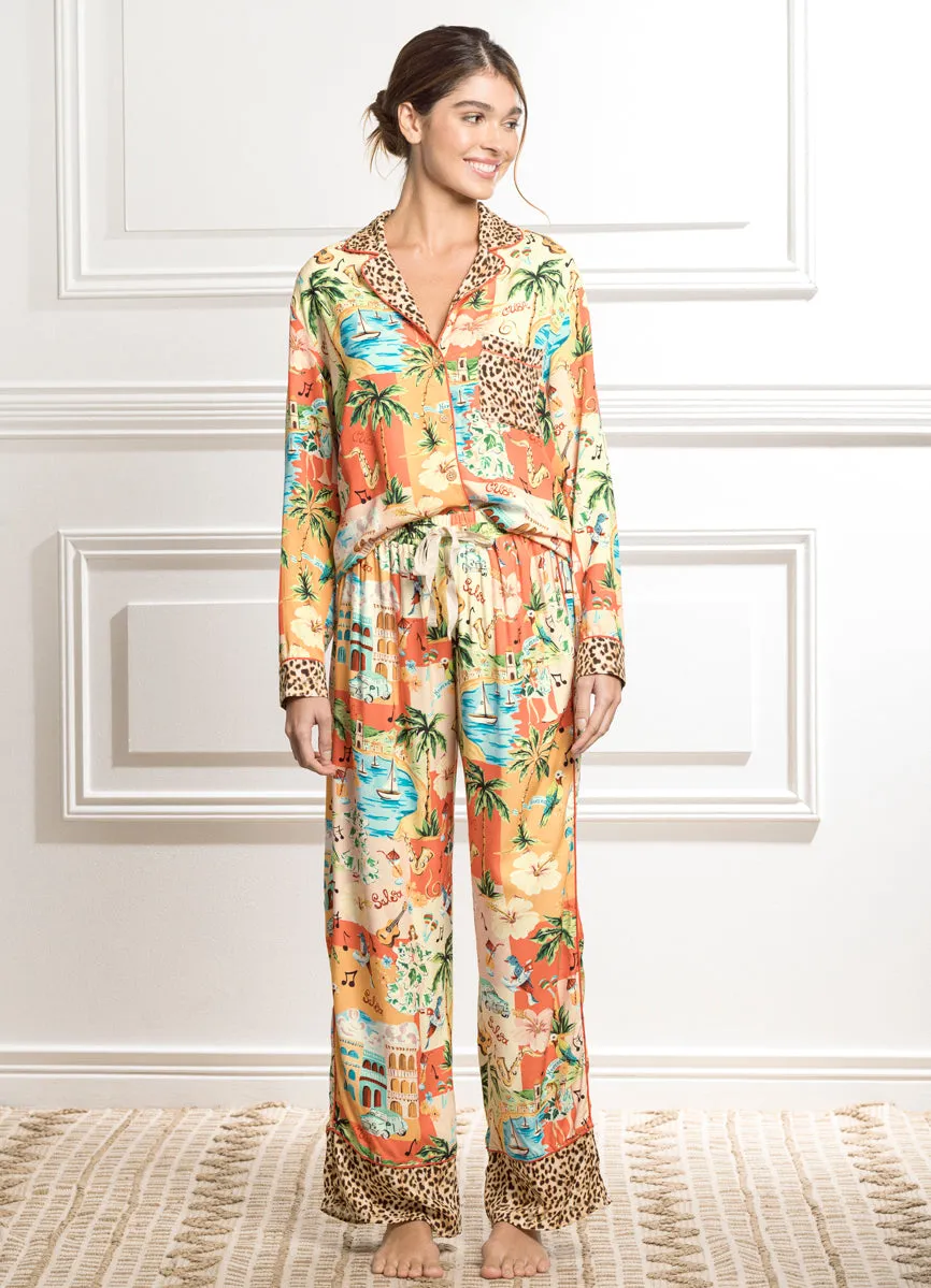 Maaji Havana Dandelion Sleep Pant Set sold by Maaji