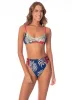 Maaji Periwinkle Palms Sussac High Rise Classic Bikini Bottom sold by Maaji