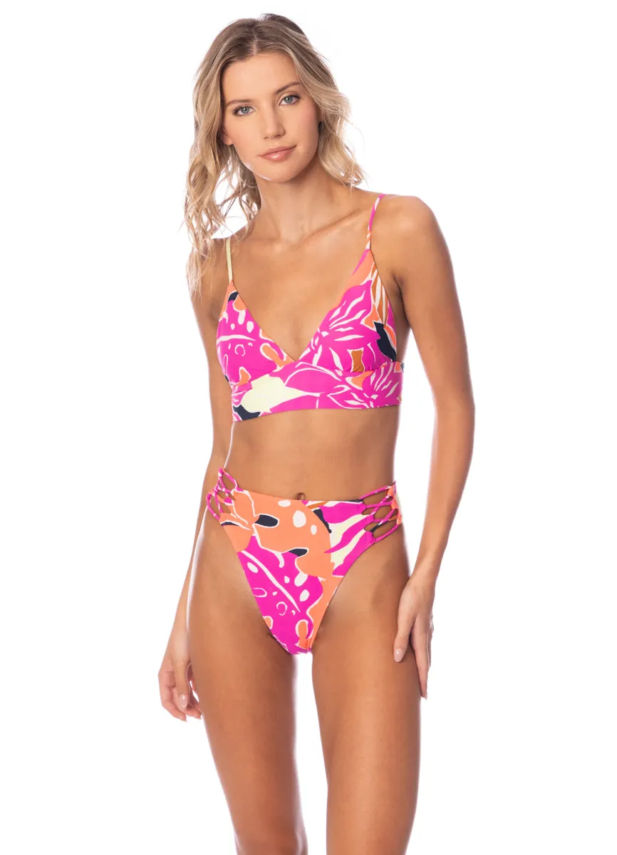 Maaji Jungle Reef Applauses High Rise Lace Up Bikini Bottom sold by Maaji product image thumbnail 2