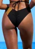 Maaji Midnight Black Journey Double V Bikini Bottom sold by Maaji