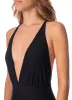 Maaji Jade Black Safri Plunge One Piece sold by Maaji