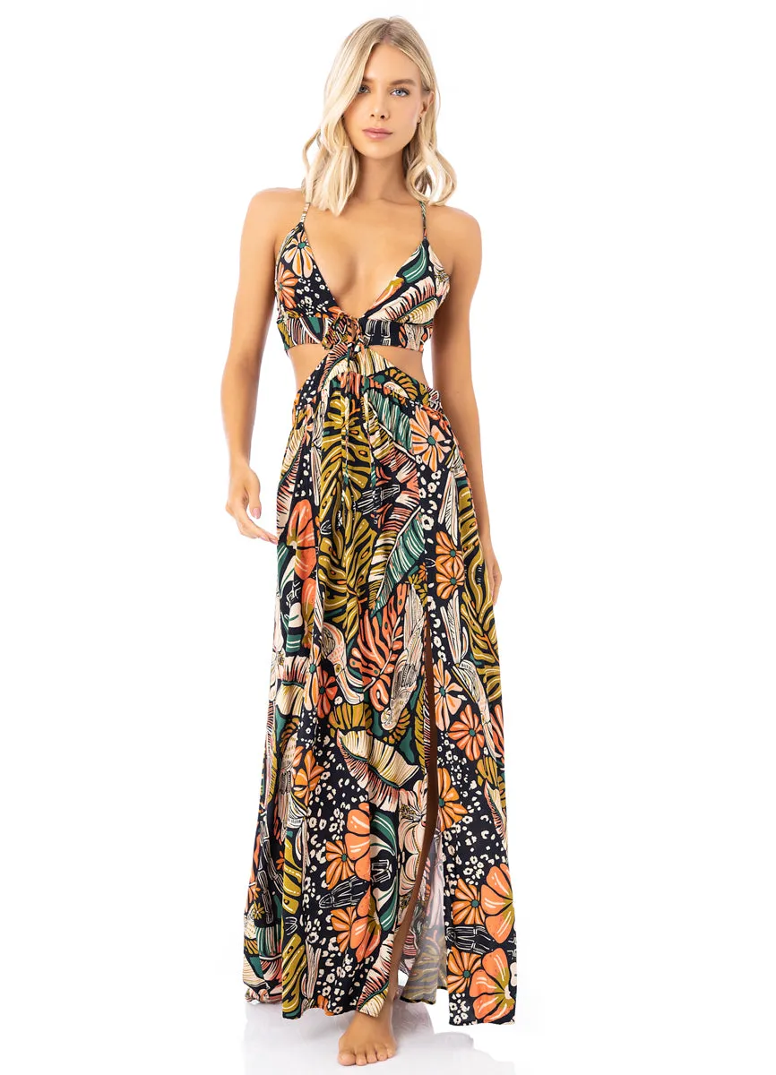 Maaji Tropical Jaguar Lixxy Long Dress sold by Maaji