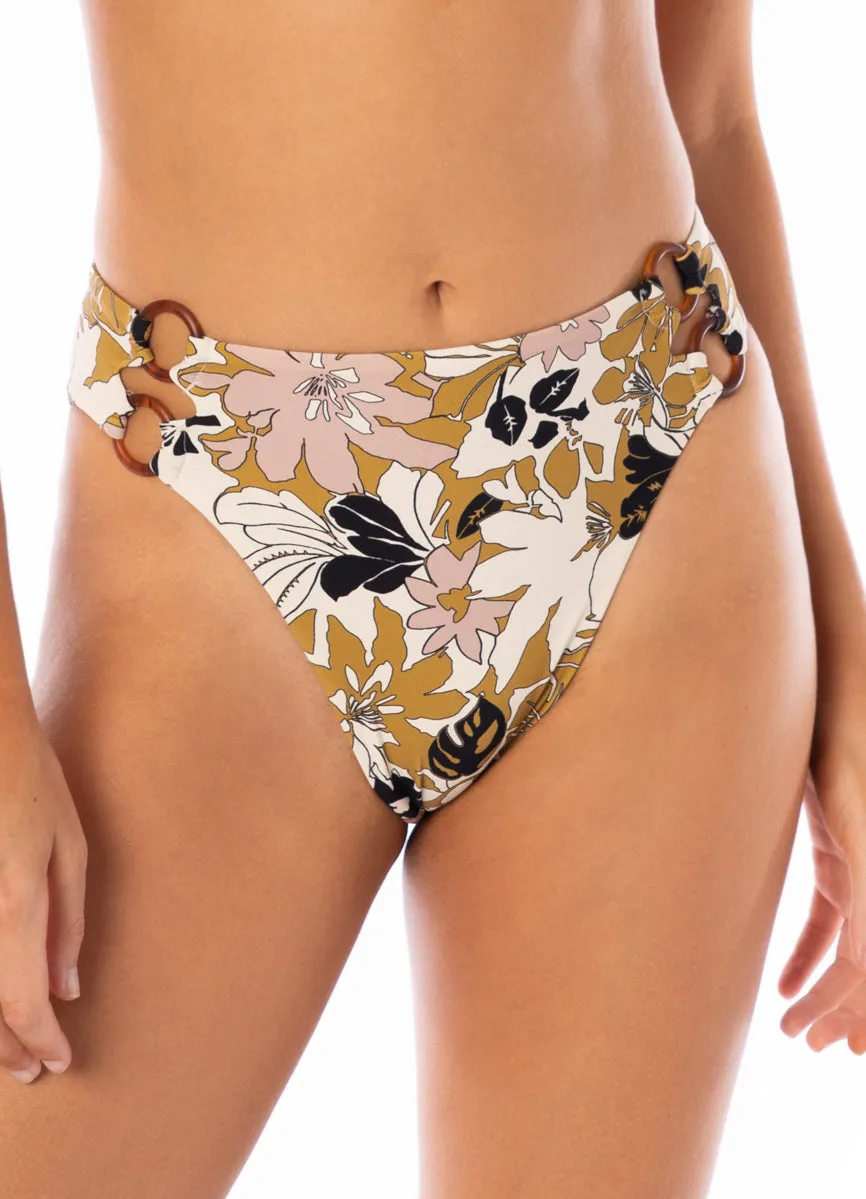 Maaji Vintage Garden Sussana High Rise Double Ring Side Bikini Bottom sold by Maaji product image thumbnail 3
