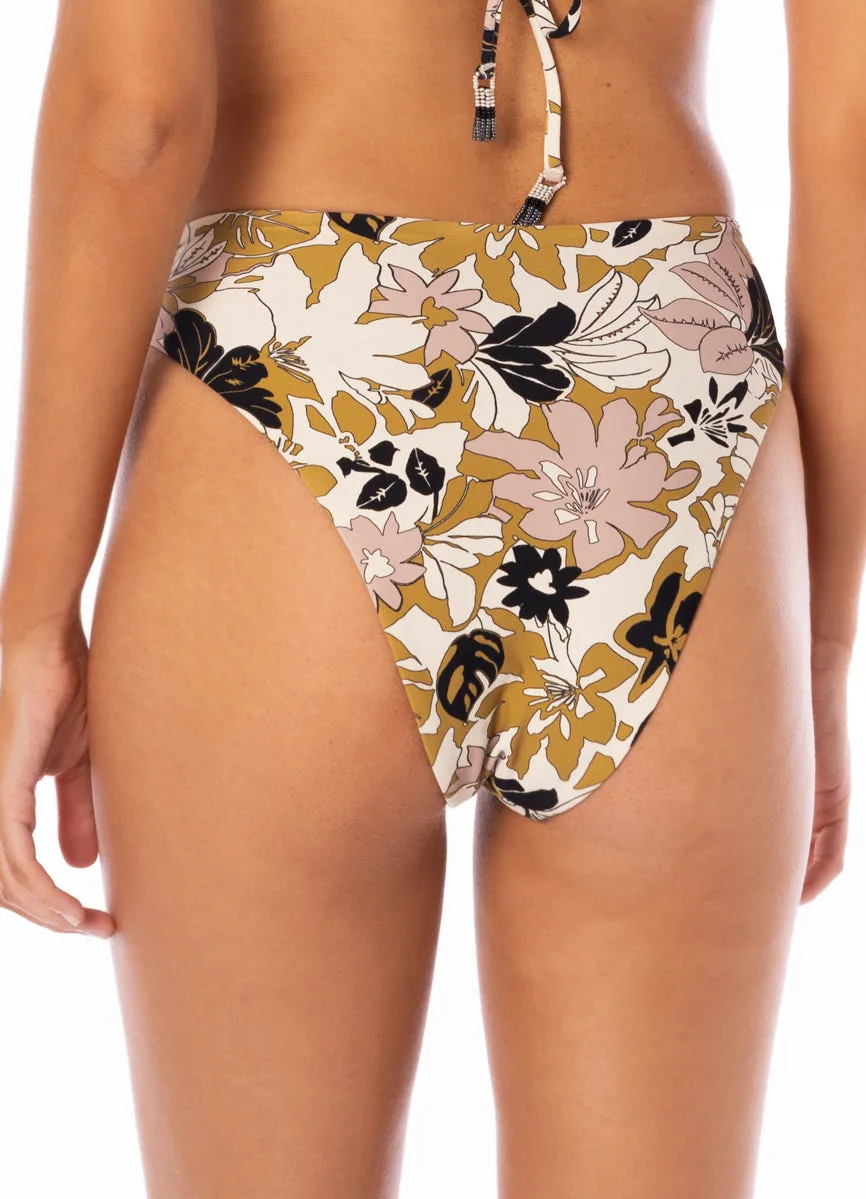 Maaji Vintage Garden Sussana High Rise Double Ring Side Bikini Bottom sold by Maaji product image thumbnail 4