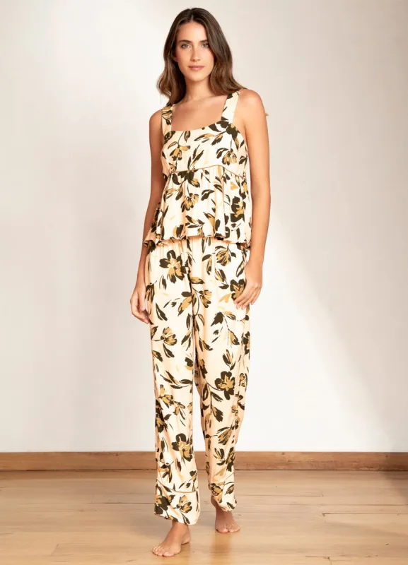 Maaji Pesto Orchid Owl Sleeveless Pant Set sold by Maaji