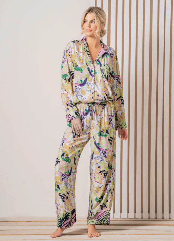 Maaji Botanic Pop Rocks Dandelion Sleep Pant Set sold by Maaji
