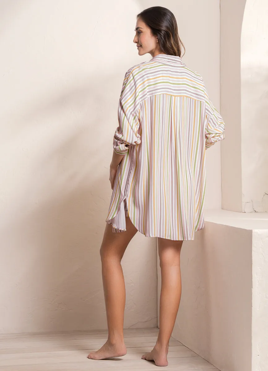 Maaji Pinstripe Malibu Long Shirt sold by Maaji product image thumbnail 2