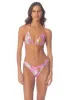 Maaji Pink Fiore Splendour Regular Rise Thin Side Bikini Bottom sold by Maaji