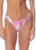 Maaji Pink Fiore Splendour Regular Rise Thin Side Bikini Bottom sold by Maaji
