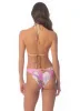 Maaji Pink Fiore Splendour Regular Rise Thin Side Bikini Bottom sold by Maaji