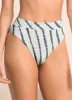 Maaji Shibori Suzy Q High Rise/High Leg Bikini Bottom sold by Maaji