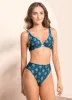 Maaji Shibori Suzy Q High Rise/High Leg Bikini Bottom sold by Maaji