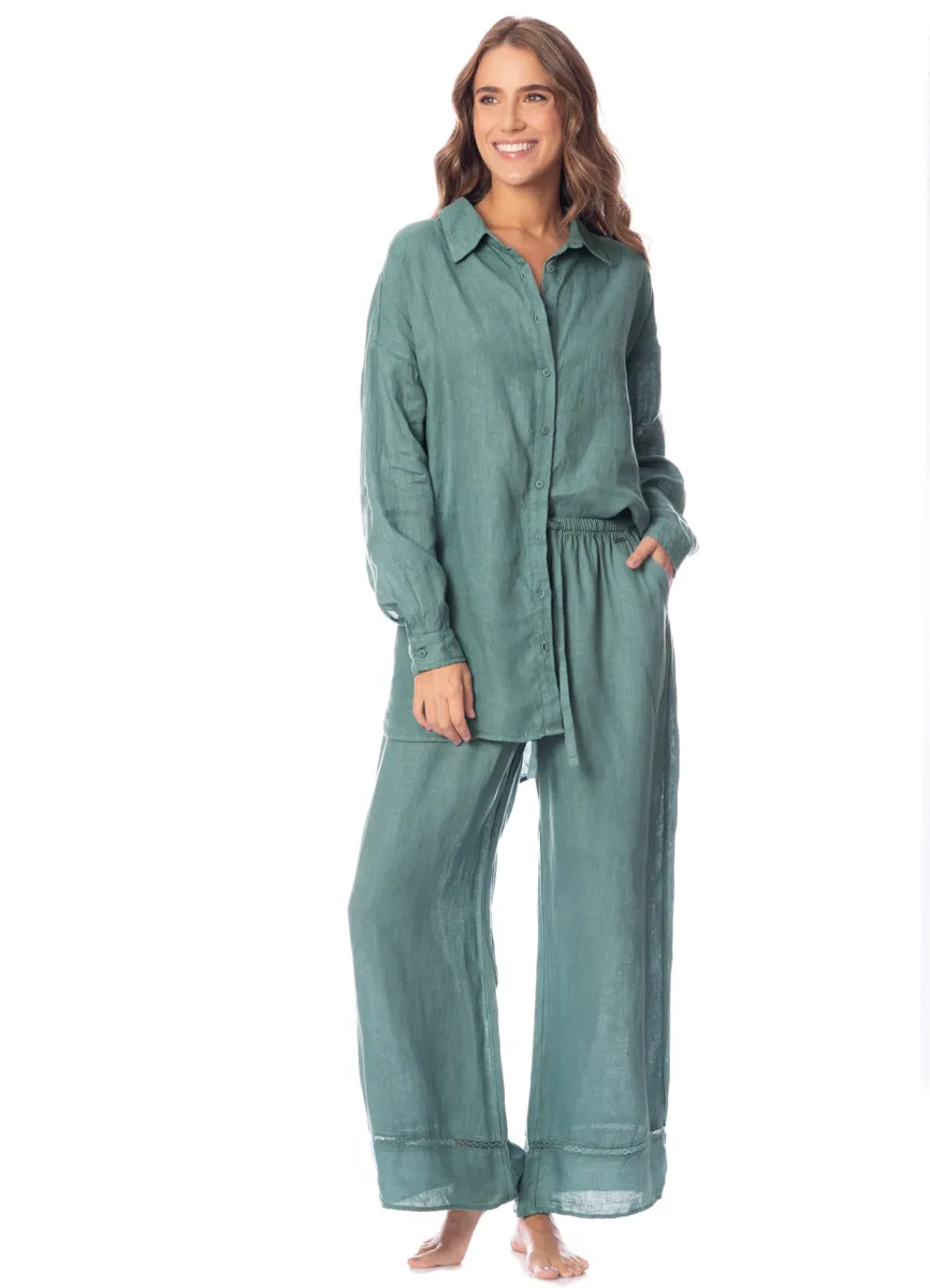 Maaji Eucalyptus Green Larissa Long Shirt sold by Maaji product image thumbnail 2