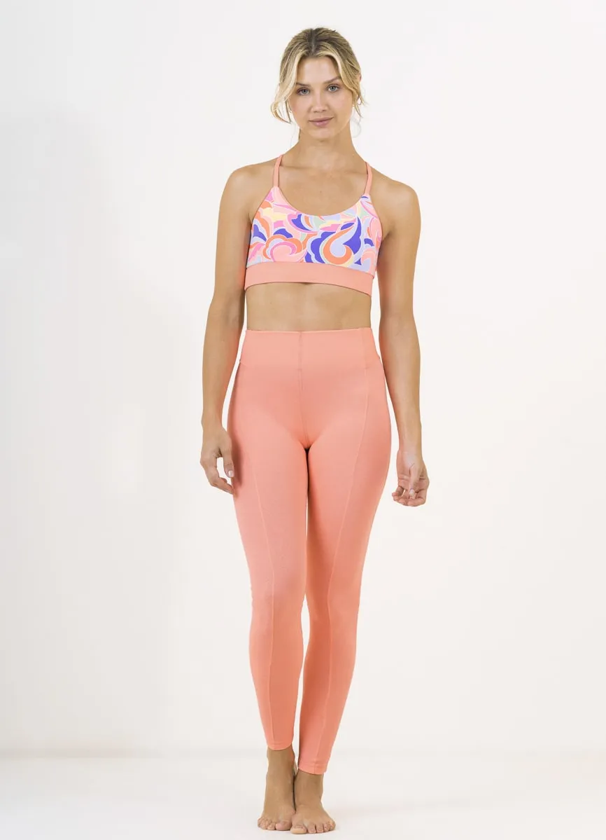 Maaji Shell Pink Flatter High Rise 7/8th Legging sold by Maaji product image thumbnail 5