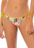 Maaji Lime Green Sunning Low Rise Tie Side Bikini Bottom sold by Maaji