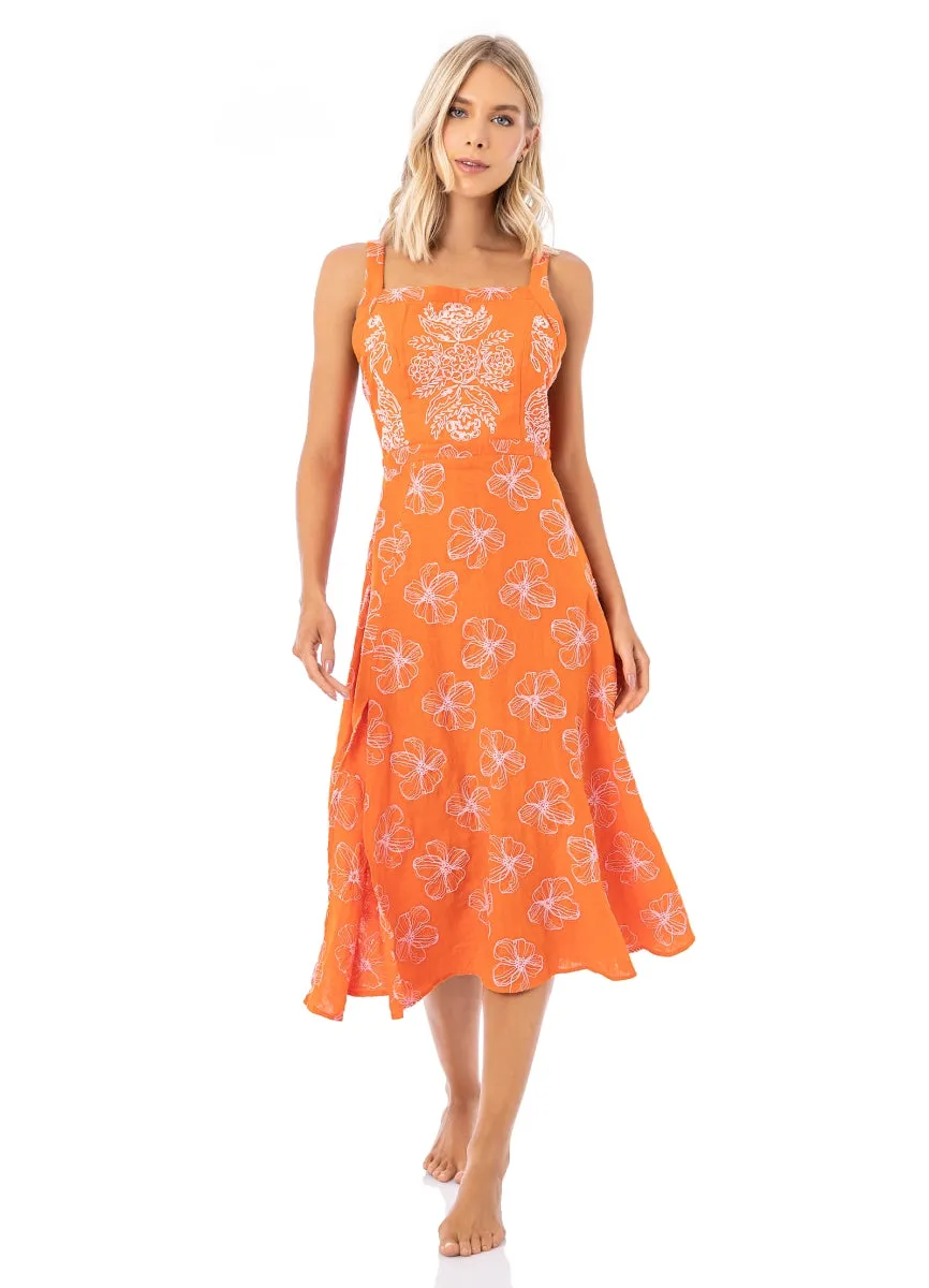 Maaji Poppy Floral Kimberly Midi Dress sold by Maaji