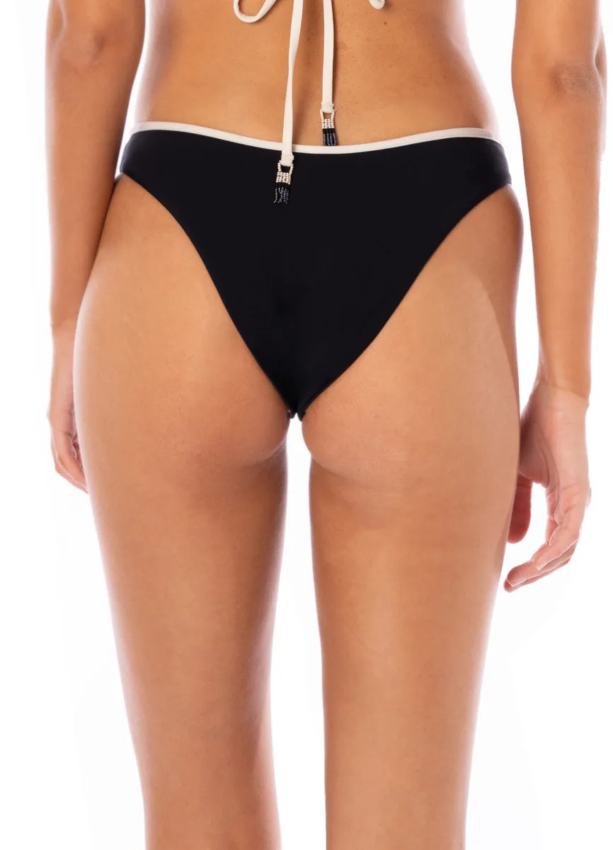 Maaji Midnight Ash Loren Regular Rise Thin Side Bikini Bottom sold by Maaji product image thumbnail 5
