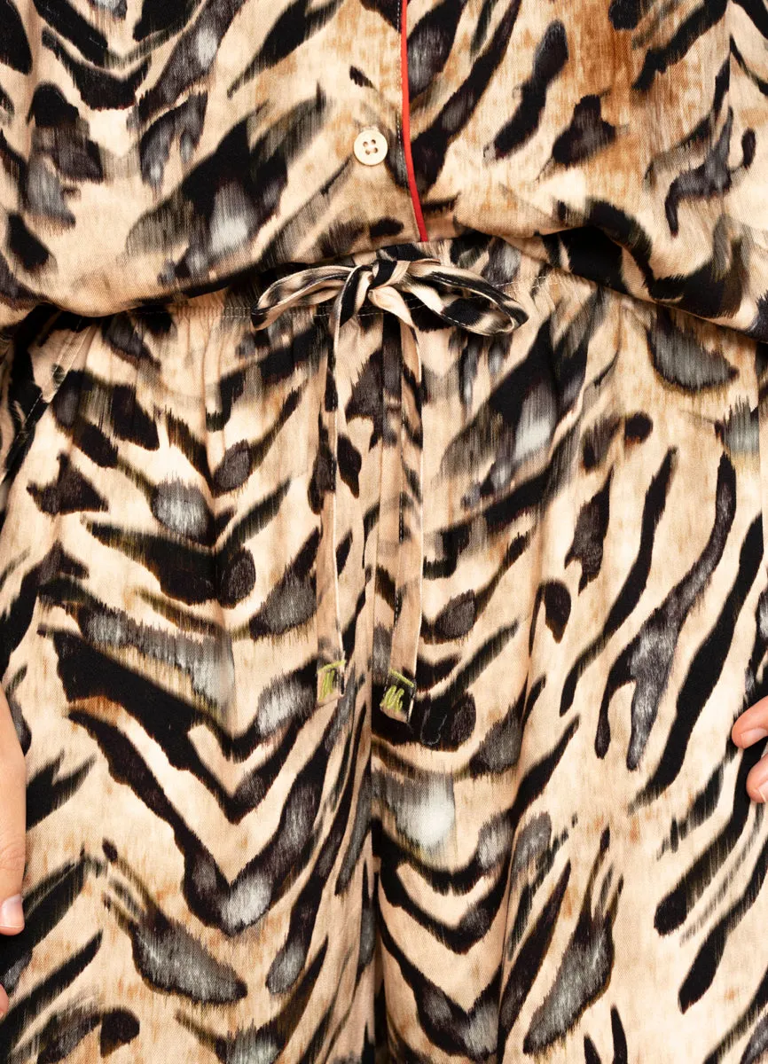 Maaji Sand Zebra Kameli Short Sleeve Pant Set sold by Maaji product image thumbnail 4