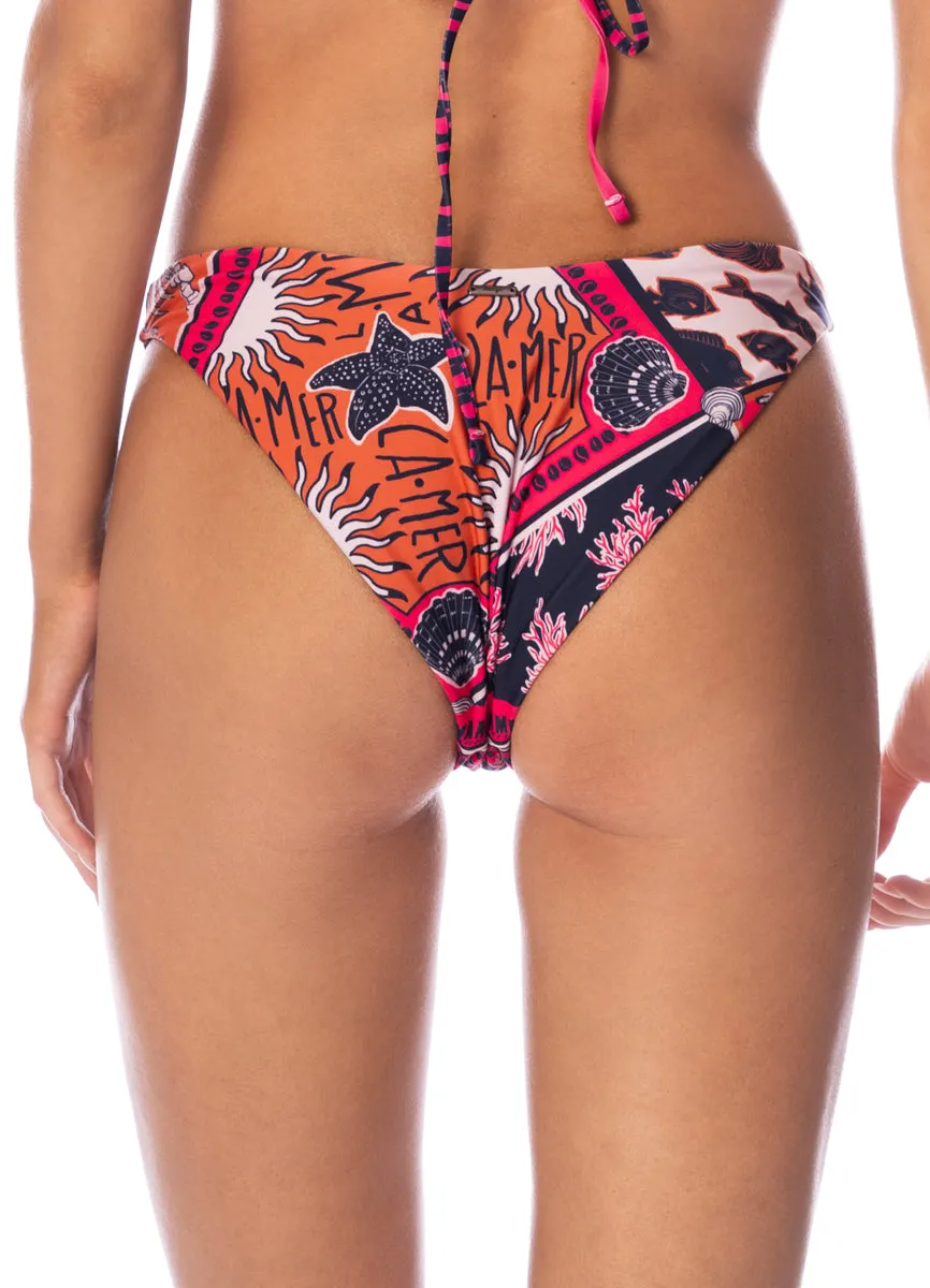 Maaji Ocean Puzzle Splendour Regular Rise Thin Side Bikini Bottom sold by Maaji product image thumbnail 4