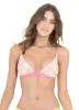 Maaji Fandango Pink Ivy Fixed Triangle Bikini Top sold by Maaji
