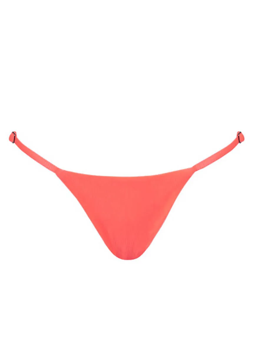 Maaji Fire Coral Flash Low Rise Single Strap Bikini Bottom sold by Maaji product image thumbnail 5