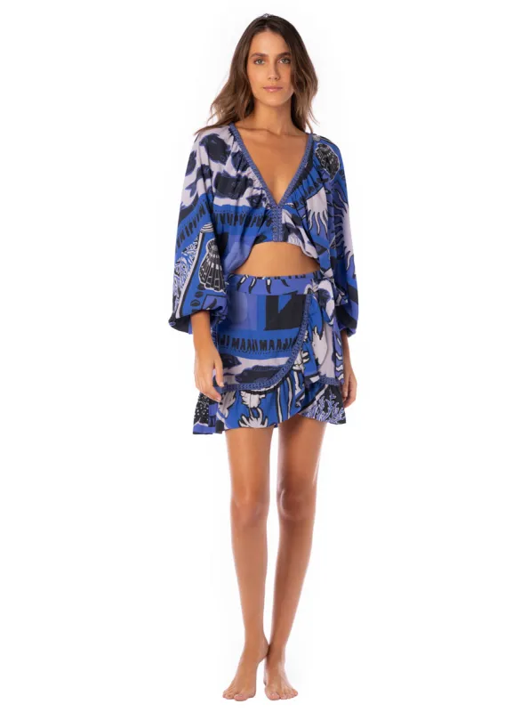 Maaji Eclectic Ocean Ramona Beachwear Crop Top sold by Maaji