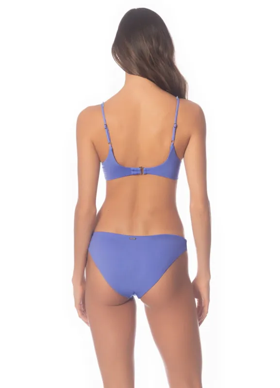 Maaji Deep Periwinkle Flirt Low Rise Thin Side  Bikini Bottom sold by Maaji