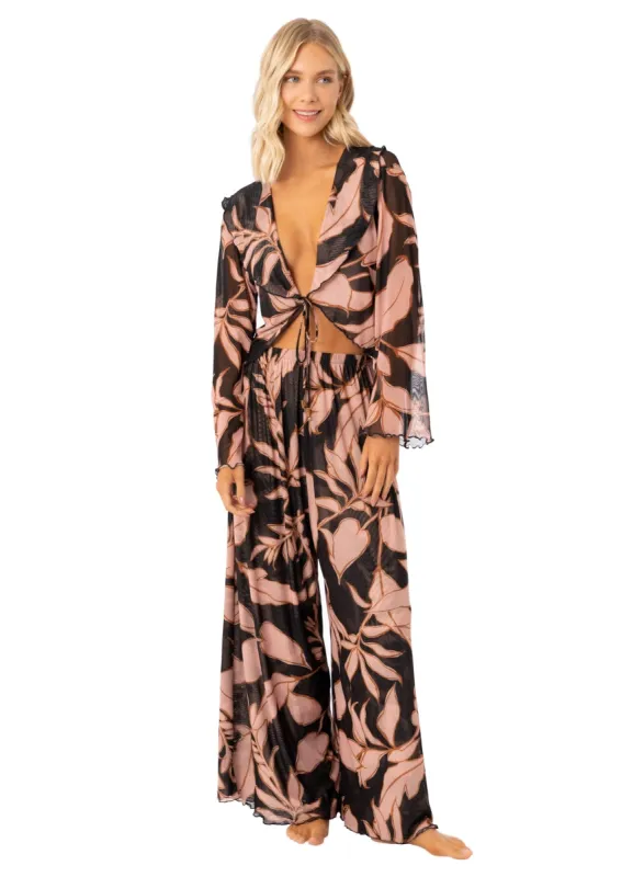 Maaji Opal Leaves Melanie Beachwear Top sold by Maaji