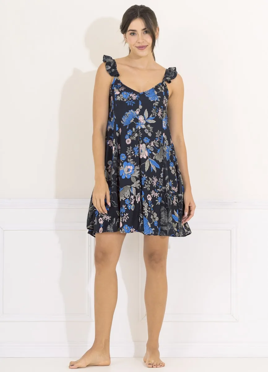 Maaji Blue Poppy Lori Sleep Short Dress sold by Maaji product image thumbnail 3