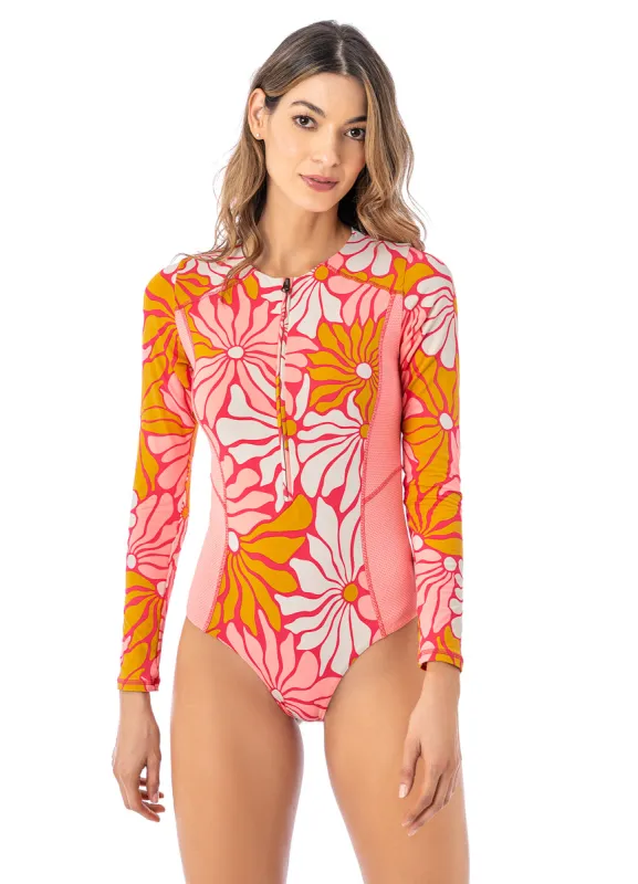 Maaji Dali Flowers Triton Surf One Piece sold by Maaji