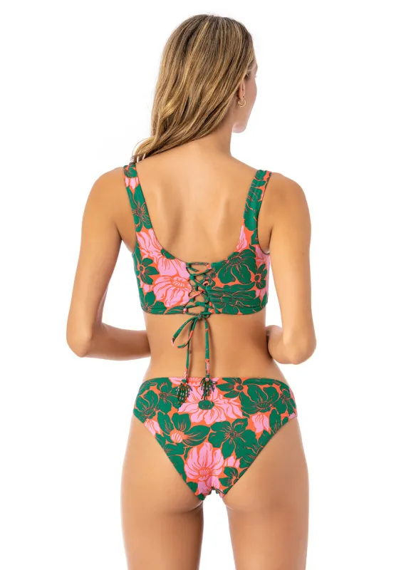 Maaji Floral Stamp Sublimity Classic Bikini Bottom sold by Maaji