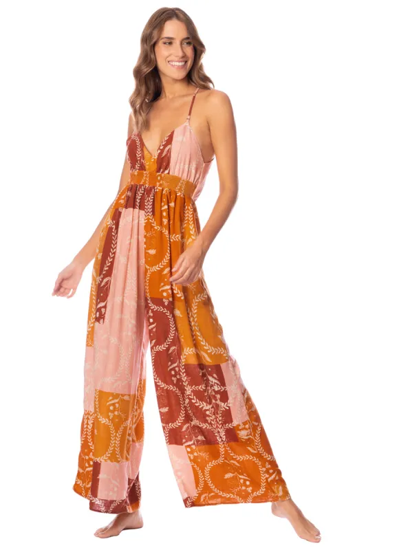 Maaji Botanic Engraving Allegra Beachwear Jumpsuit sold by Maaji