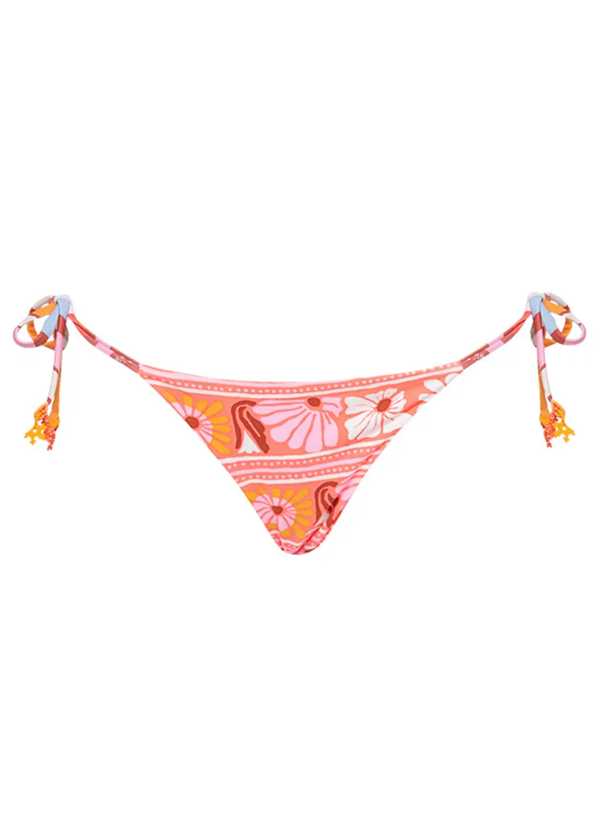 Maaji Swizzle Blossom Sunning Low Rise Tie Side Bikini Bottom sold by Maaji product image thumbnail 5